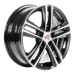 X`trike RST R025 6x15 PCD5x100 ET38 Dia57.1 BK/FP